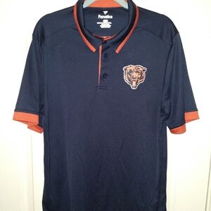 Fanatics Chicago Bears Short Sleeve Polo Shirt Men's sz Large. See pictures for